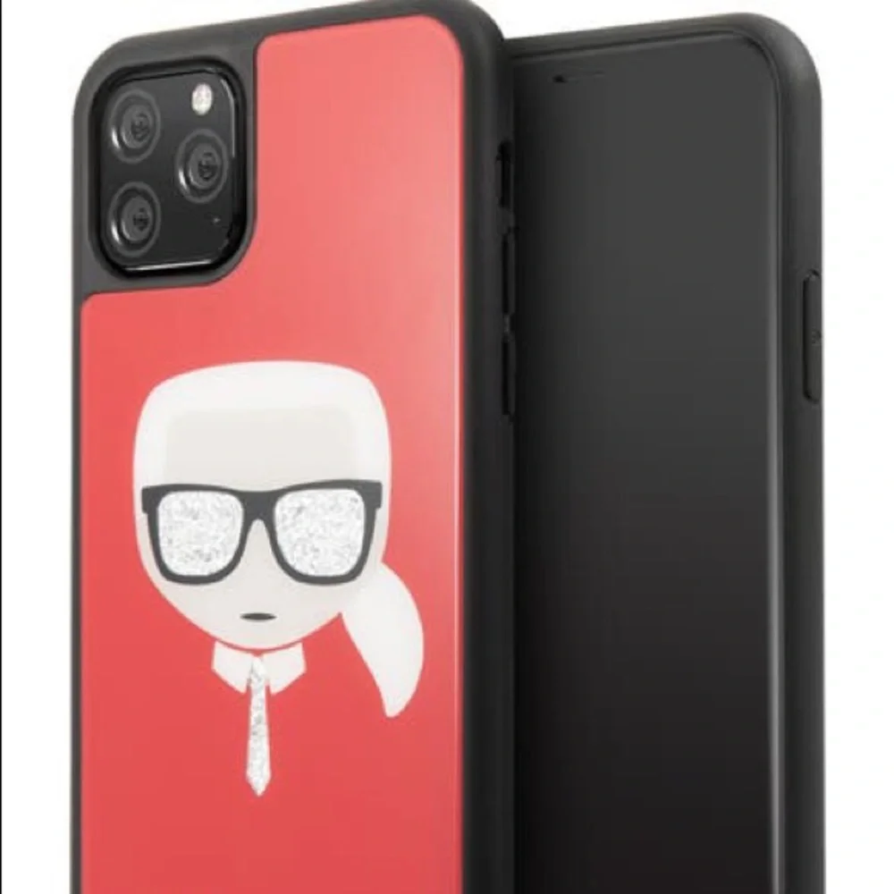 KARL LAGERFELD IPHONE 11 PRO SNAP ON CASE RED NWOT